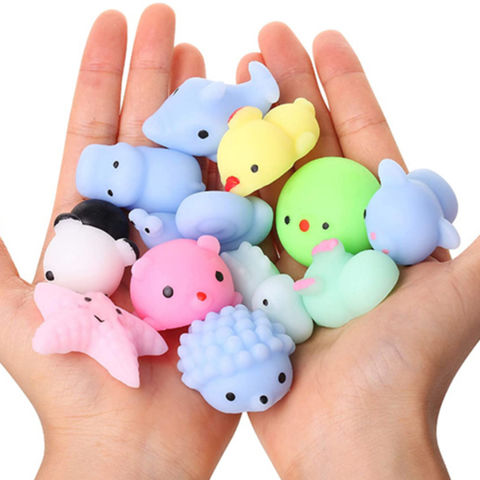 Stretchy translucent thermoplastic rubber squishy toy